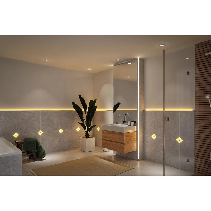 LumiTiles LED Strip Einbauprofil Top 1m Alu-Matt