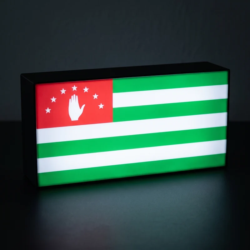 Abchasien Flagge Lampe