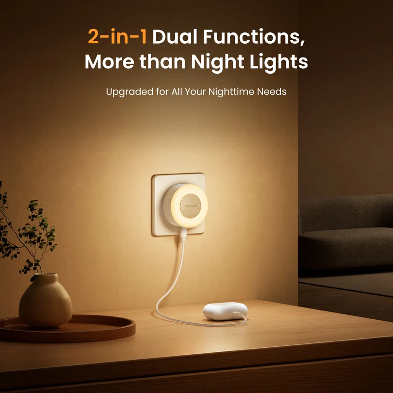 Yeelight 2-in-1 Lighting & Charging Sensor Nightlight