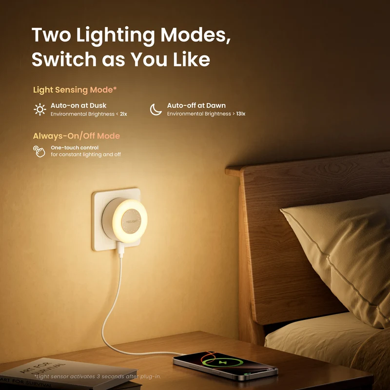 Yeelight 2-in-1 Lighting & Charging Sensor Nightlight
