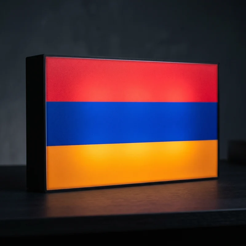 Armenien Flagge Lampe
