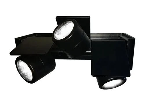 27W LED Wand- & Deckenstrahler GOLF – 3-flammig, schwarz, 6000K, Profi-Objektstrahler Made in Italy von Segno