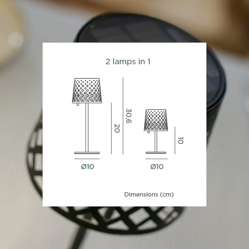 TISCHLAMPE GRETITA TABLE SOLAR
