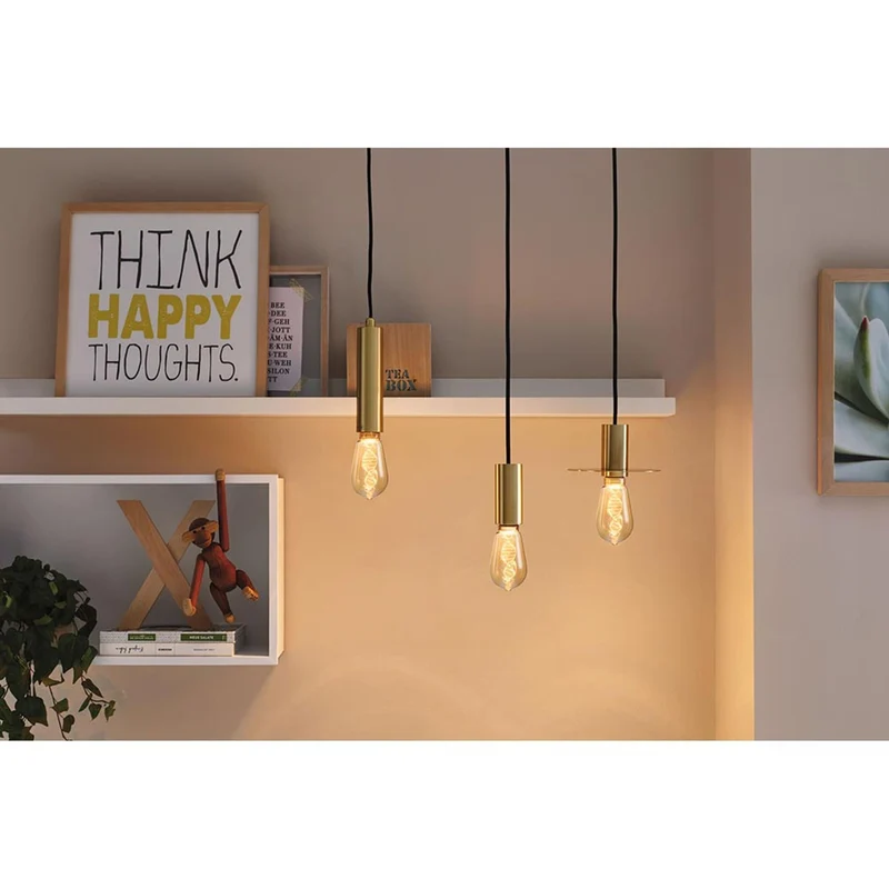 E27 3,5W LED Kolben Helix 1800K Gold
