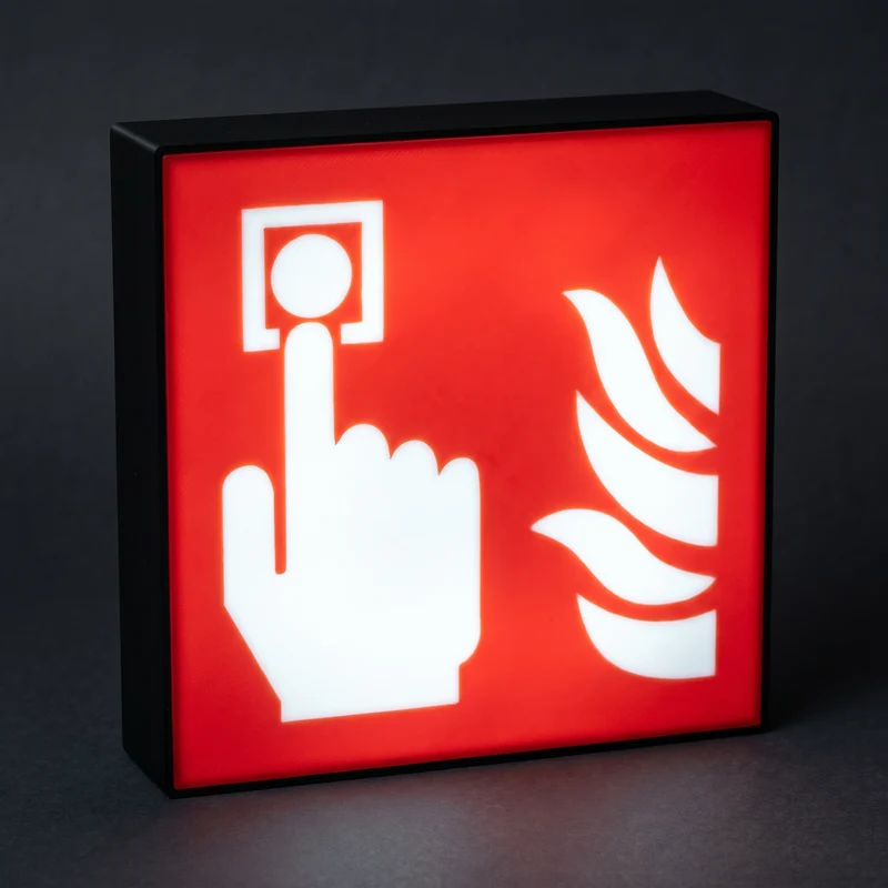 Brandmelder Lampe