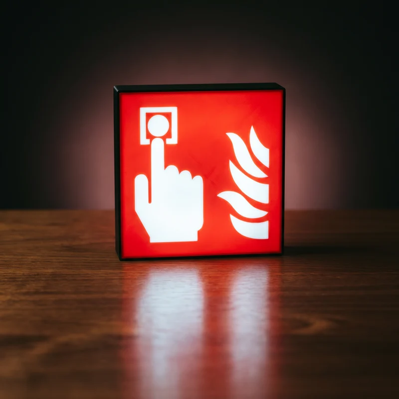 Brandmelder Lampe