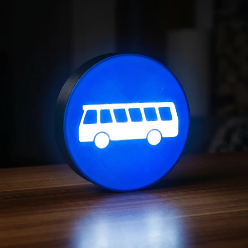 Bussonderfahrstreifen Zeichen 245 Lampe