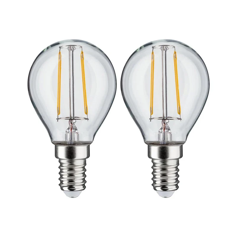 E14 2,7W LED Tropfen 2700K Filament Klar