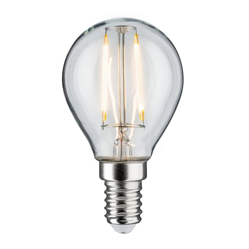 E14 2,7W LED Tropfen 2700K Filament Klar