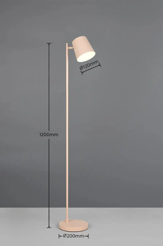 B-Ware TRIO LIGHTING Stehleuchte LED Akku Metall Blake dimmbar sand 125cm 350lm