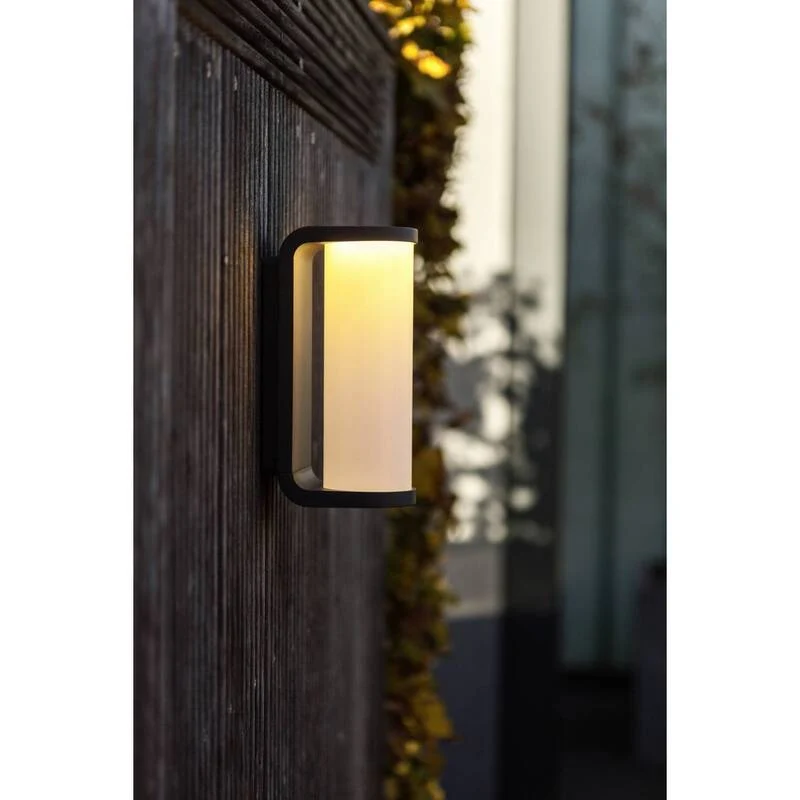 B-Ware Lutec Außenwandleuchte Wandleuchte Adalyn LED Gartenlampe anthrazit IP54 1000lm