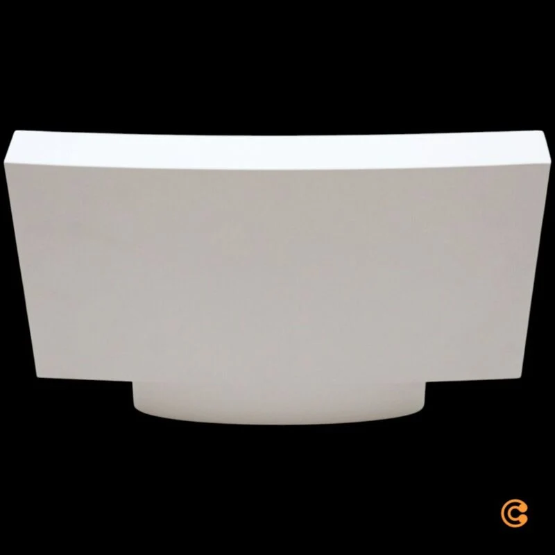 B-Ware Designer Wandleuchte Microsurf LED Lampe Neil Poulton Aluminium weiß 20W 3000K
