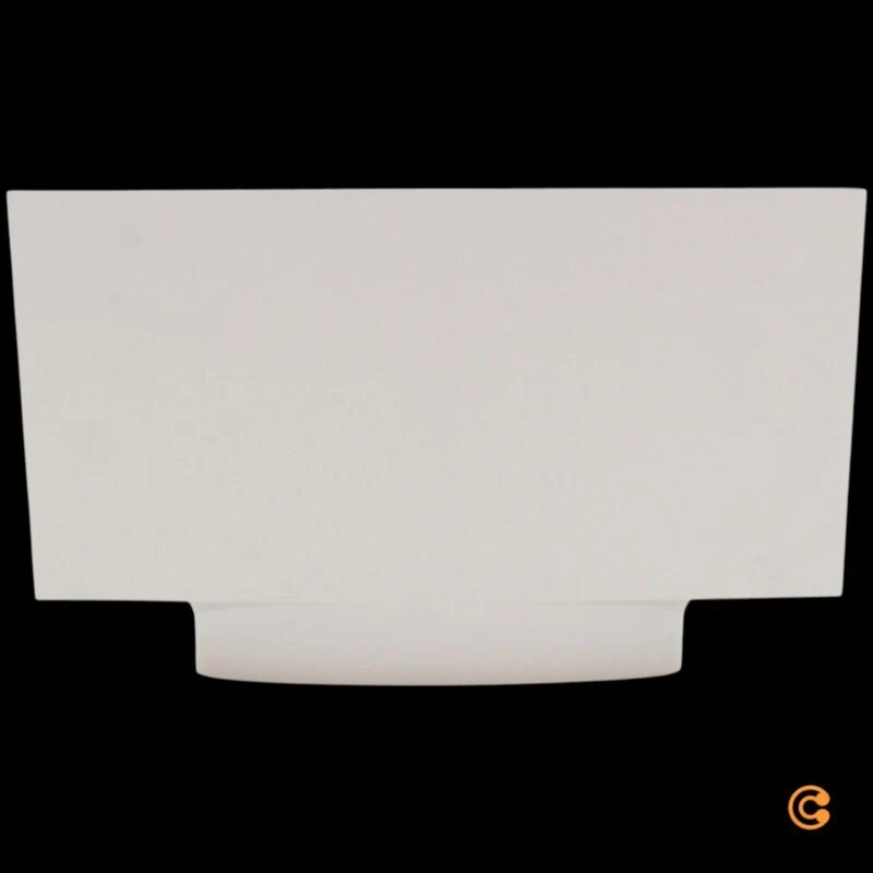 B-Ware Designer Wandleuchte Microsurf LED Lampe Neil Poulton Aluminium weiß 20W 3000K