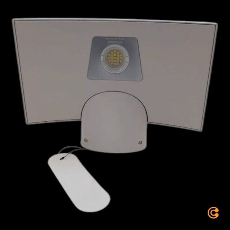 B-Ware Designer Wandleuchte Microsurf LED Lampe Neil Poulton Aluminium weiß 20W 3000K
