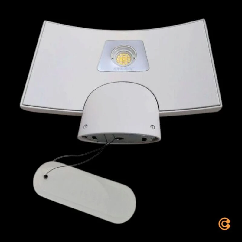 B-Ware Designer Wandleuchte Microsurf LED Lampe Neil Poulton Aluminium weiß 20W 3000K