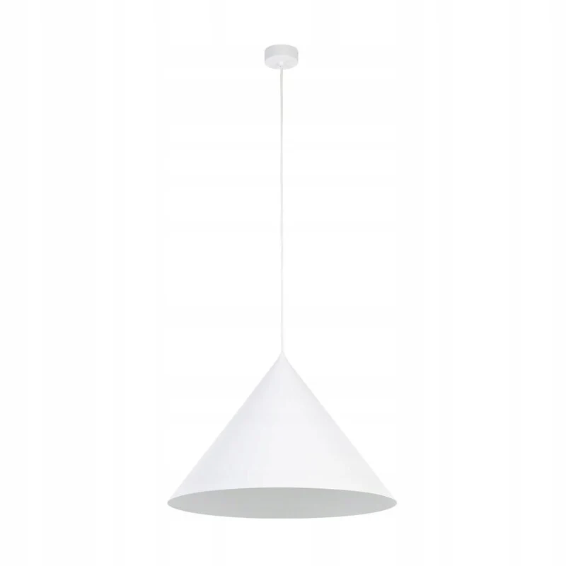 B-Ware TK Lighting Pendelleuchte Hängeleuchte Cono LED Lampe Leuchte E27 weiß Ø50cm