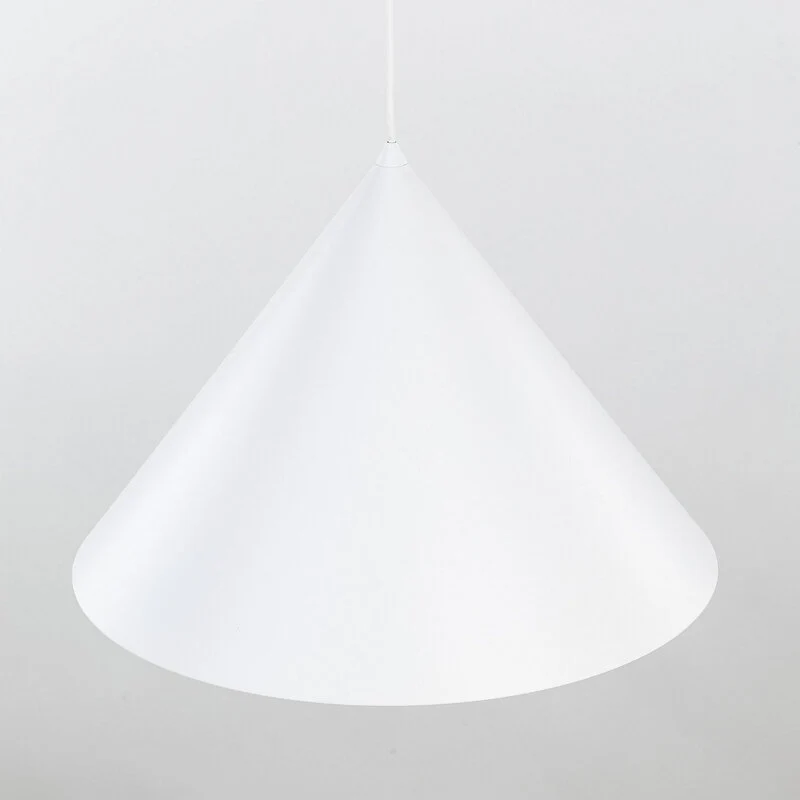 B-Ware TK Lighting Pendelleuchte Hängeleuchte Cono LED Lampe Leuchte E27 weiß Ø50cm