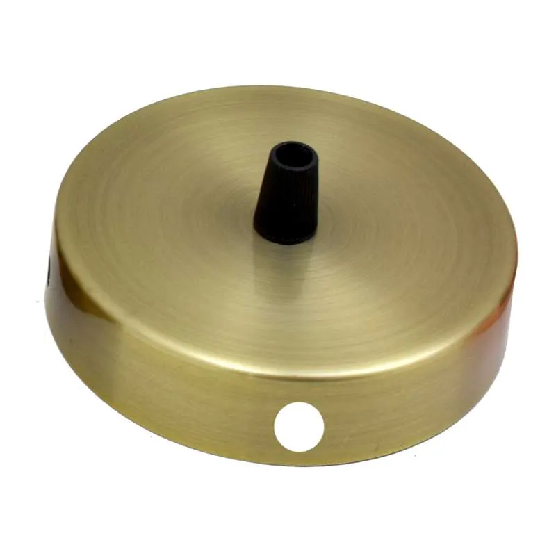 Moderne Runde Deckenrosette Gelbmessing für hängelampe~2673