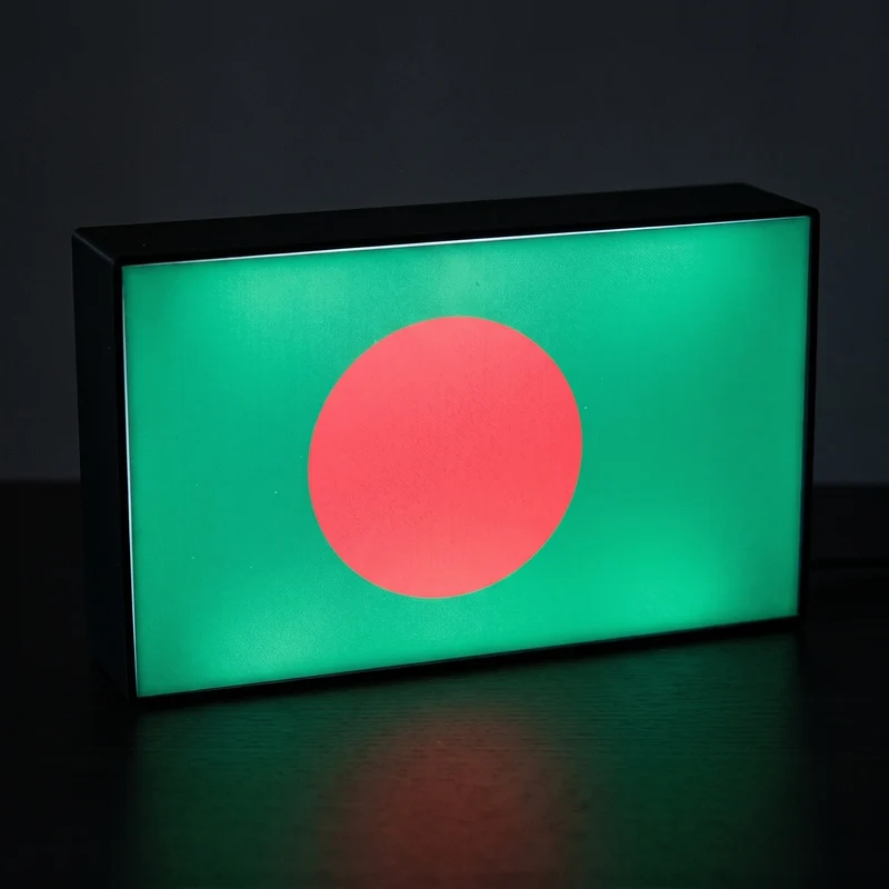 Bangladesch Flagge Lampe