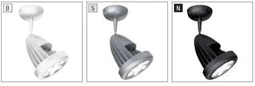 27W LED 3-Phasen Strahler Retail grau – 6000K – Made in Italy