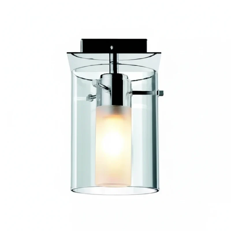 Glas Deckenleuchte / Anbauleuchte Tribeca C2 Chrom | Relco S.r.l