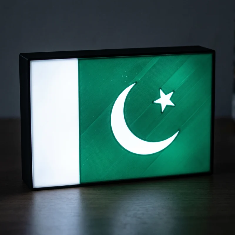 Pakistan Flagge Lampe