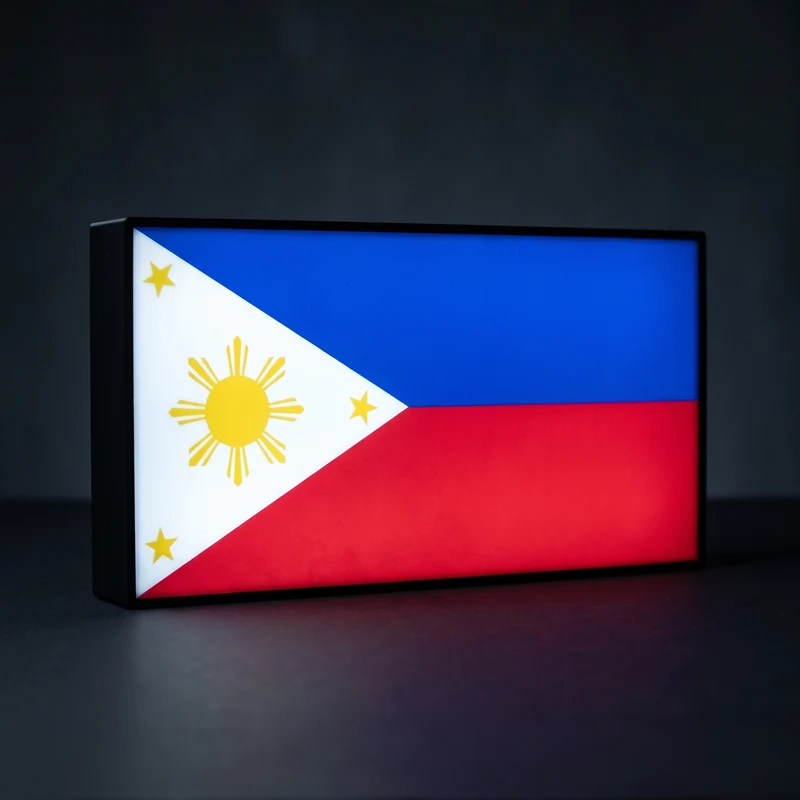 Philippinen Flagge Lampe