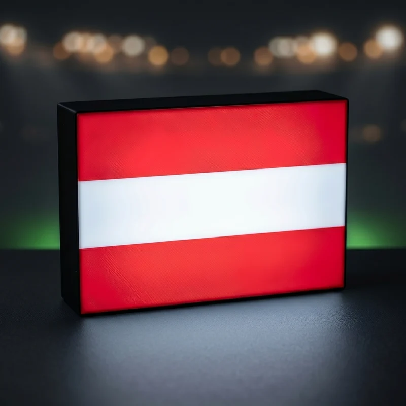 Österreich Flagge Lampe