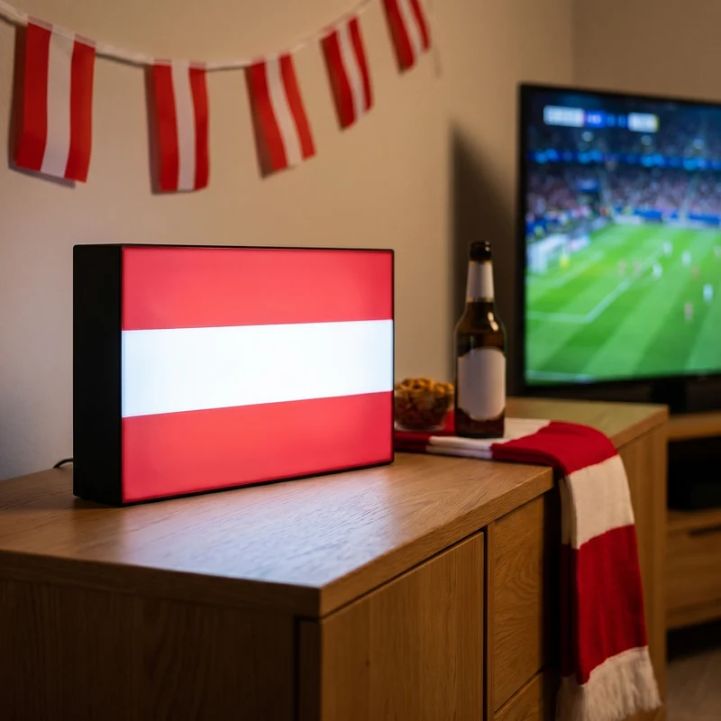 Österreich Flagge Lampe