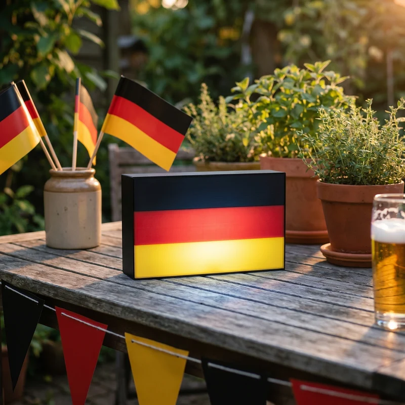 Deutschland Flagge Lampe