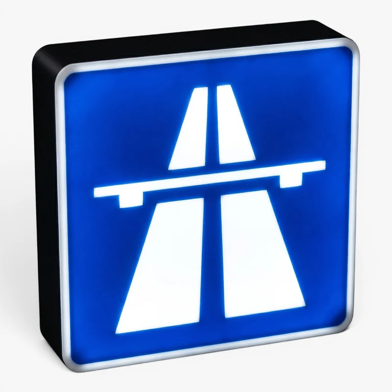 Autobahn Zeichen 330.1 Lampe