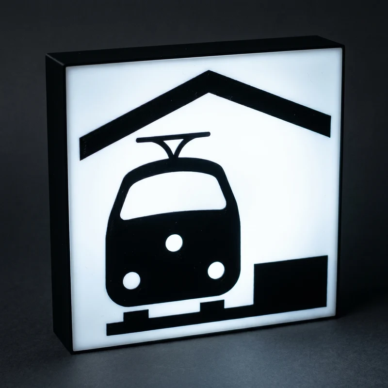 Bahnhof Lampe