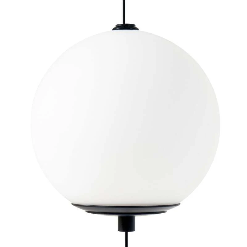 B-Ware Lucande Stehleuchte Darrow LED dimmbar Touchdimmer Lampe schwarz/opal 320cm