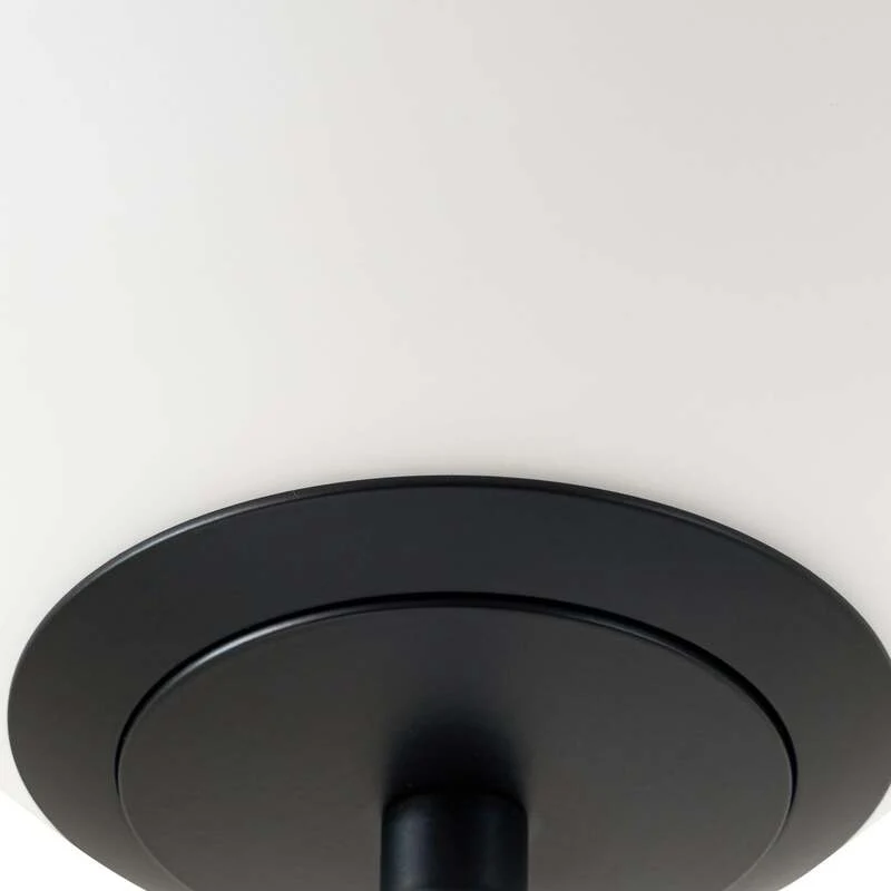 B-Ware Lucande Stehleuchte Darrow LED dimmbar Touchdimmer Lampe schwarz/opal 320cm