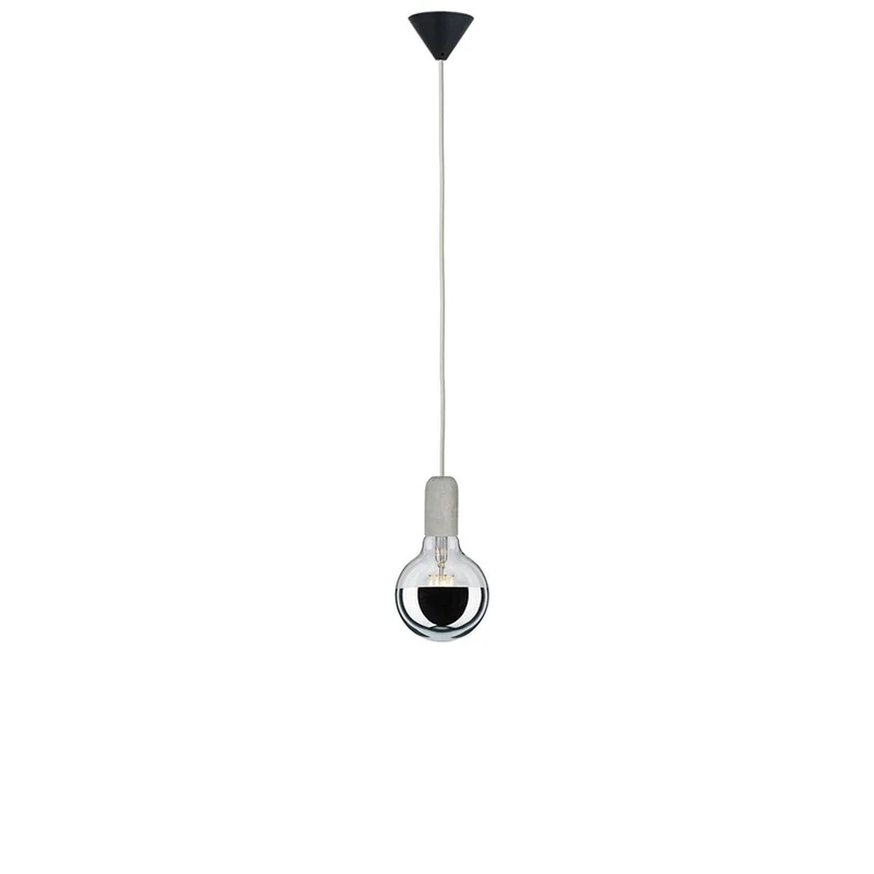 E27 6,5W LED Globe Kopfspiegel Dimmbar 2700K Silber