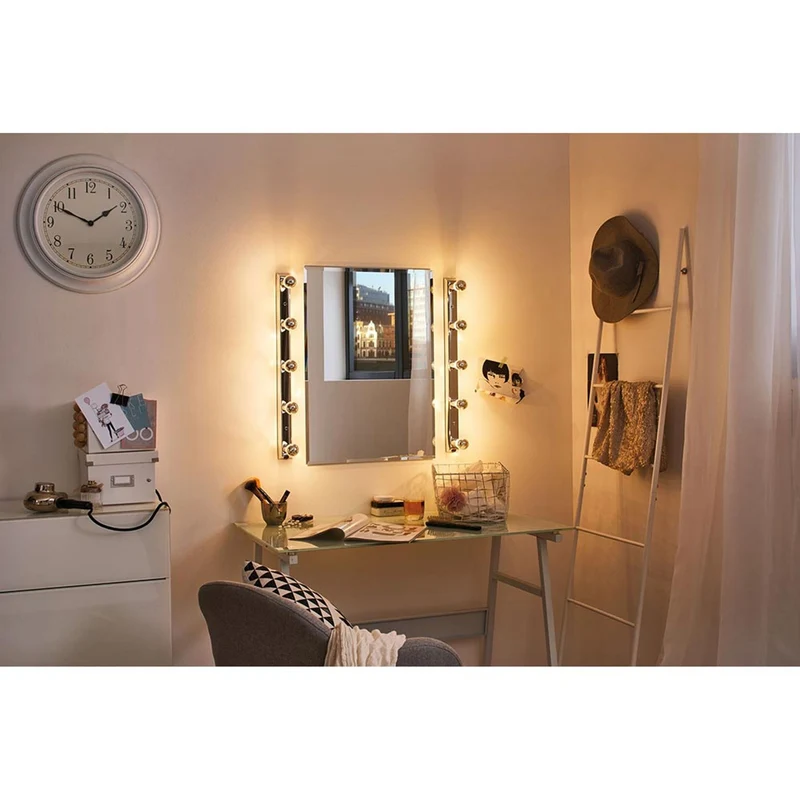 E14 4,8W LED Tropfen Kopfspiegel 2700K Dimmbar Silber
