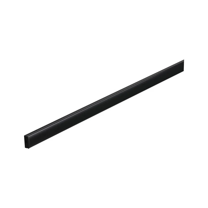 LED Strip Profil Base Schwarzer Diffusor 1m Schwarz