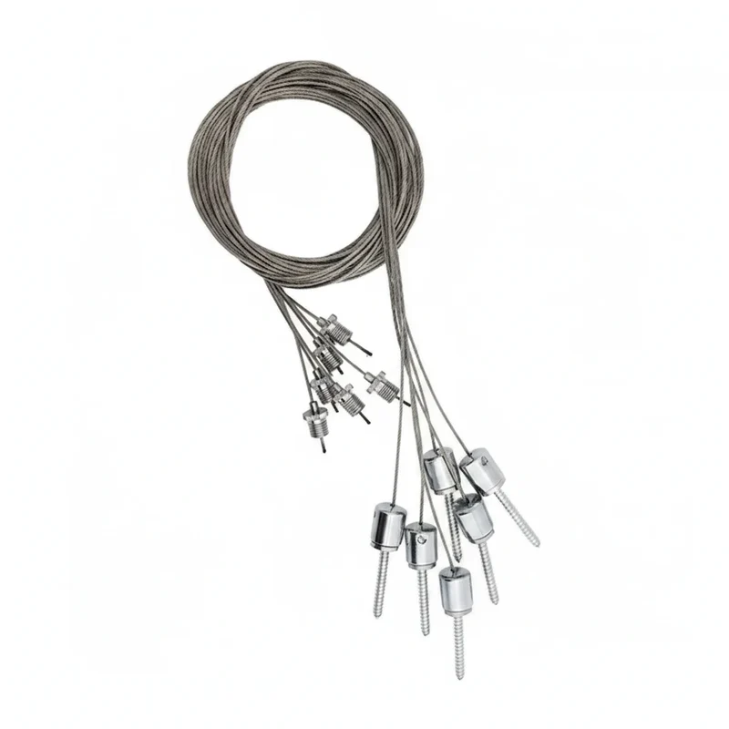 RHI145 Seilabhängung 6er Set für Panel 145 cm stufenlos einstellbar | EGLO
