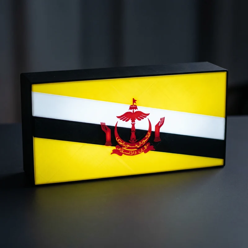 Brunei Flagge Lampe