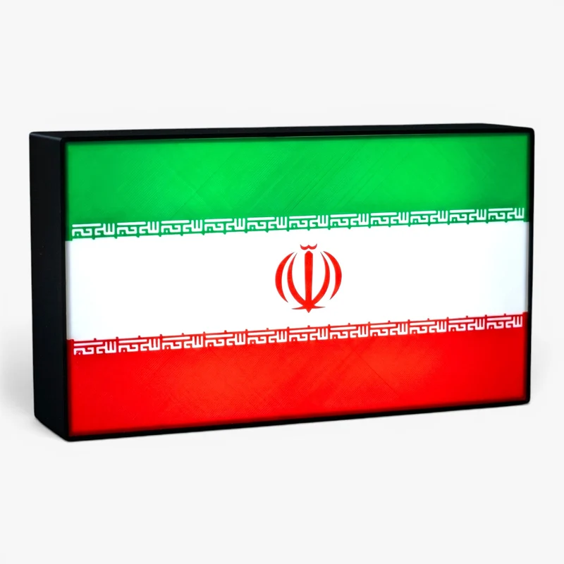 Iran Flagge Lampe