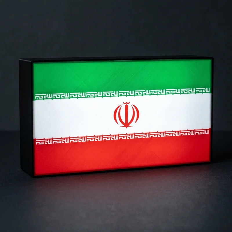 Iran Flagge Lampe
