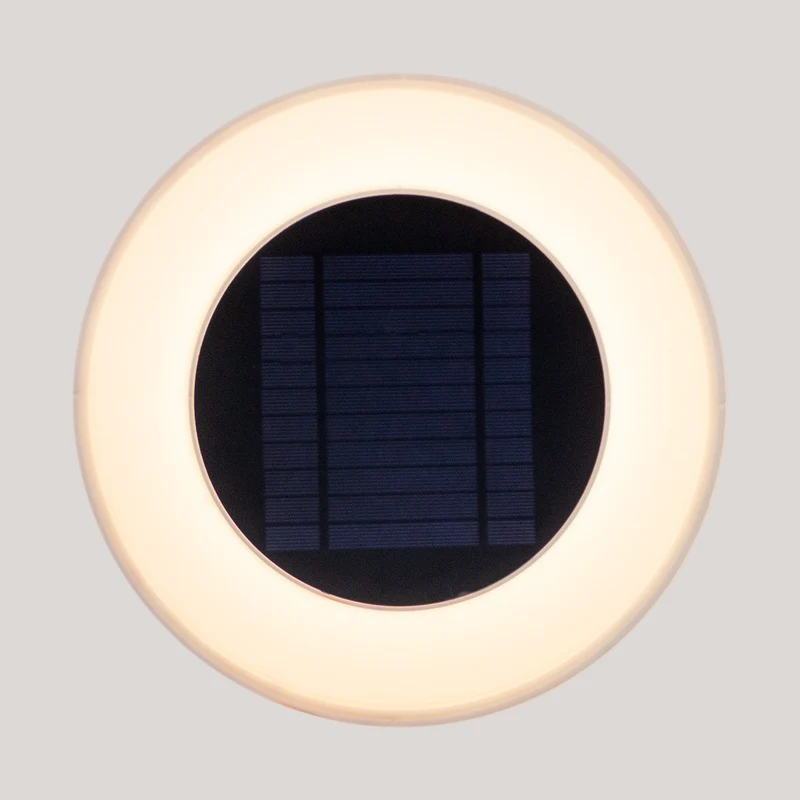 WALLY DISK runde Wandleuchte mit Solarladung