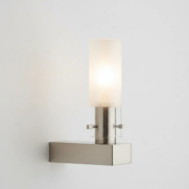 Design LED Wandleuchte Tribeca W Chrom – 1x E14, Made in Italy