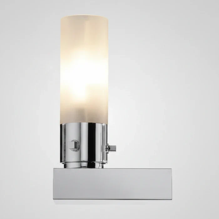 Design LED Wandleuchte Tribeca W Chrom – 1x E14, Made in Italy