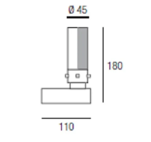 Design LED Wandleuchte Tribeca W Chrom – 1x E14, Made in Italy