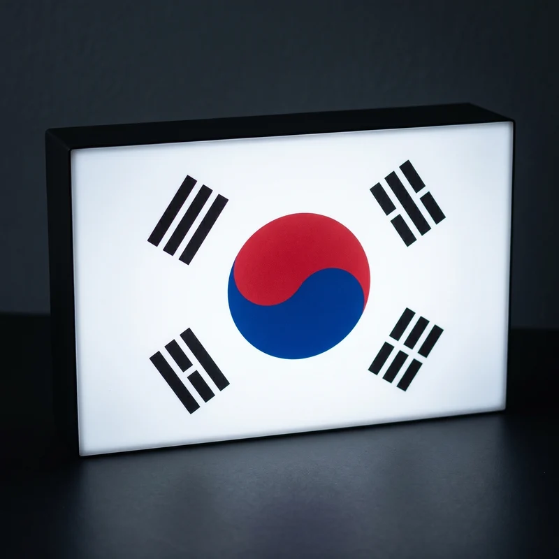 Südkorea Flagge Lampe