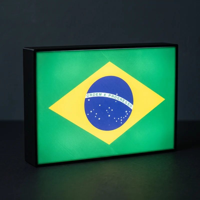 Brasilien Flagge Lampe