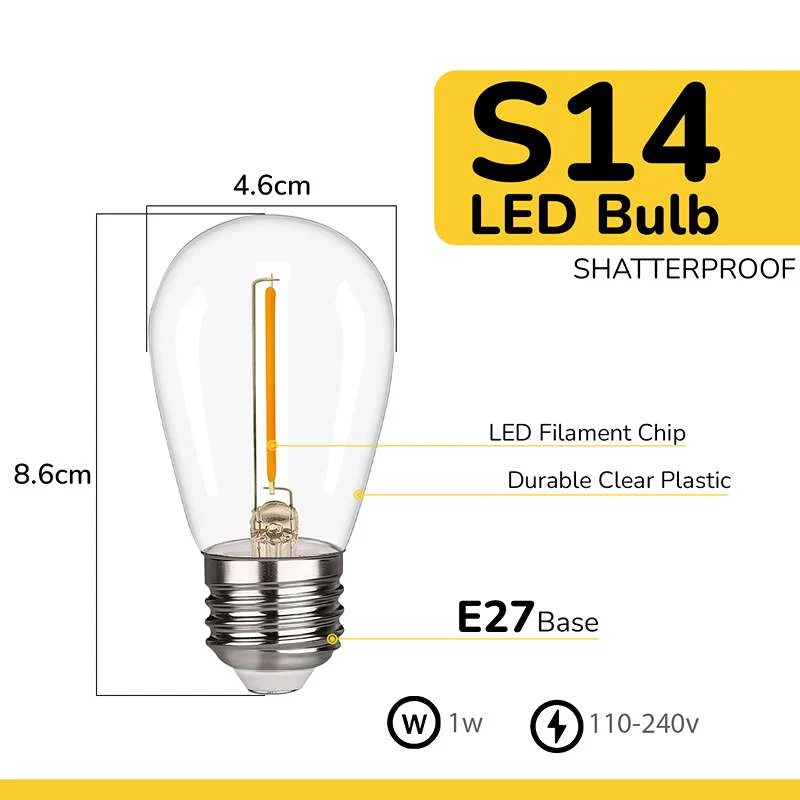 Modern Dekorative LED Außenleuchte|60W E27 Fassung~2758