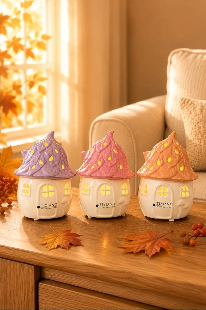 LED Haus Marisa farbig sortiert