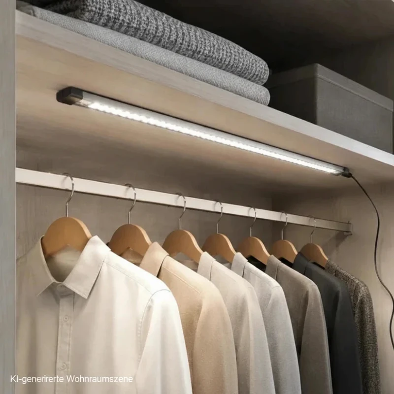 Olbia LED Lichtleiste 7W – 50 cm Unterbauleuchte mit Touchdimmer, neutralweiß 4000 K